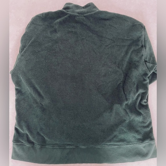 Aerie/ dark green 1/4 zip sweatshirt/ Pullover/ Oversized/ Size US XL - Picture 8 of 8